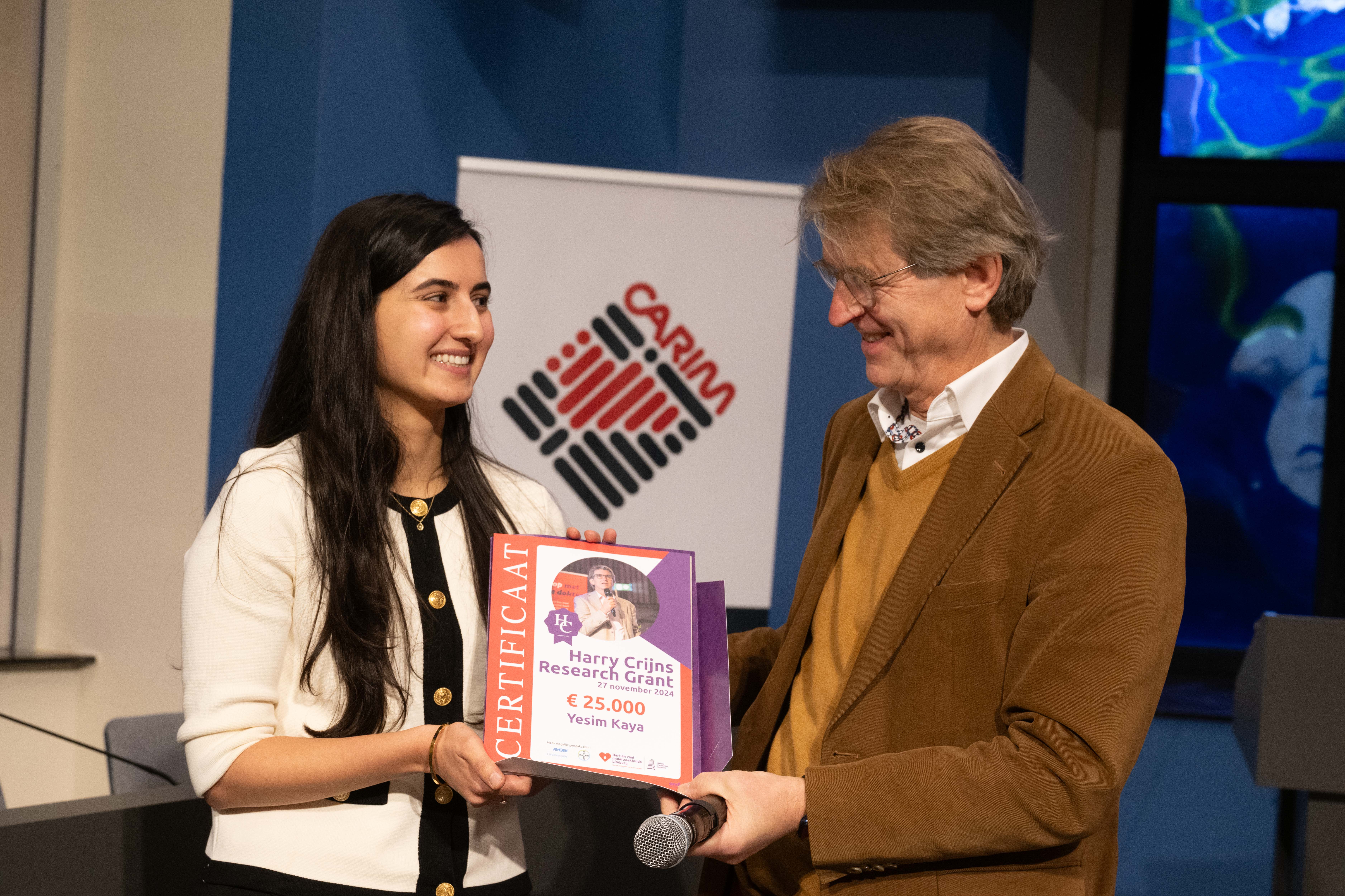 Yesim Kaya en Harry Crijns CARIM symposium 2024
