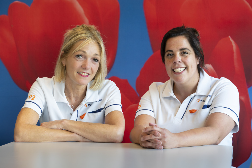 wondverpleegkundigen Kelly en Angela
