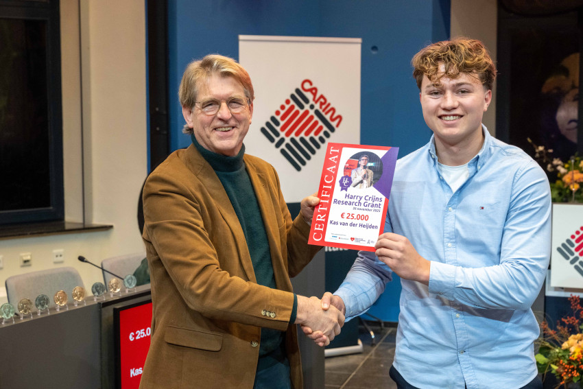 Harry Crijns Research Grant 2025 Kas van der Heijden